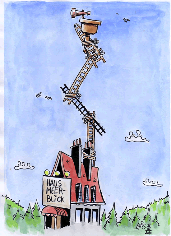 Cartoons : Meerblick